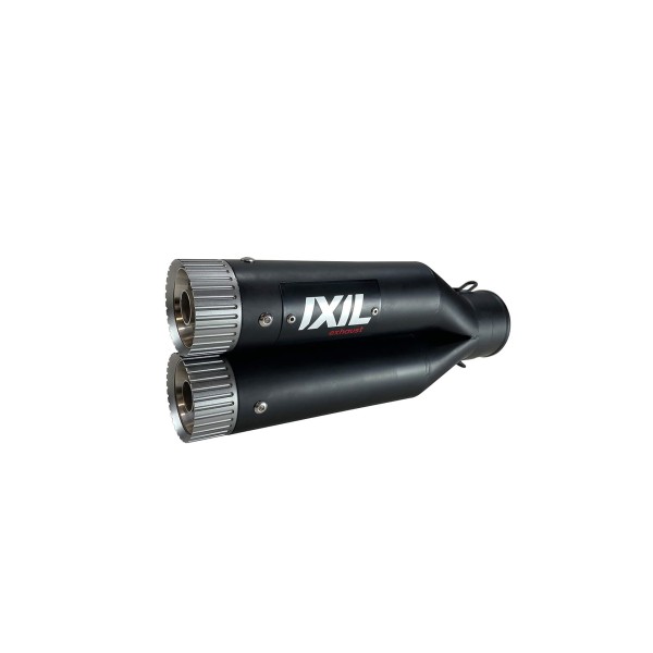 IXIL Hyperlow negro XL silenciador trasero KTM Duke 690, acero inoxidable, Dualexit, homologado E