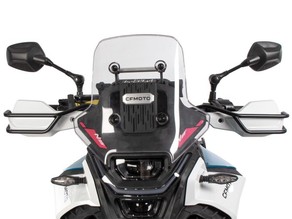 Protector de empuñadura negro para CFMoto 450 MT (24-) Hepco & Becker