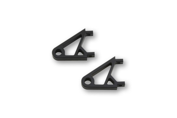 Portalámparas HIGHSIDER pro XS negro CNC, aluminio (par)