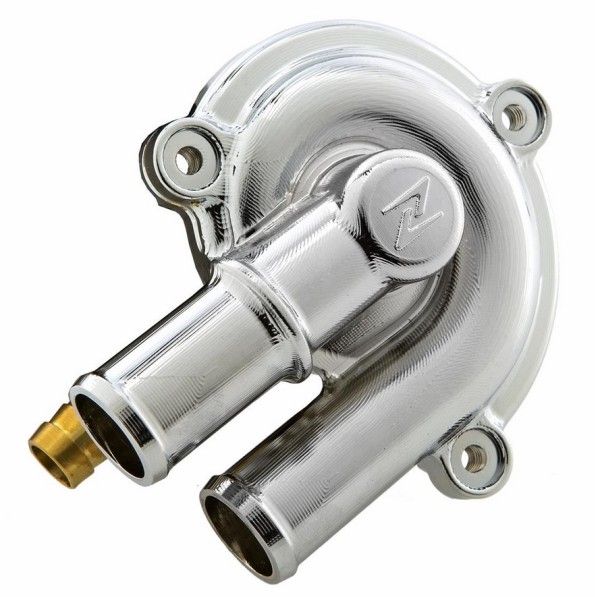 Tapa de la bomba de agua para Vespa GTS/GTS Super/GTV/GT 60/GT/GT L 125-300cc 4T LC, cromada