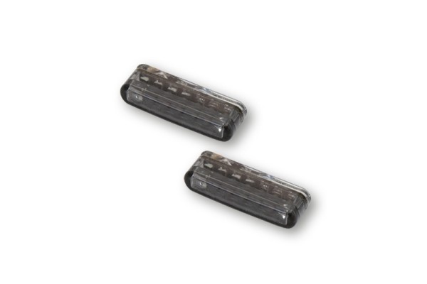 HIGHSIDER Smart Shorty LED 3en1 módulo combinado intermitente/luz trasera lente gris humo (par), trasera