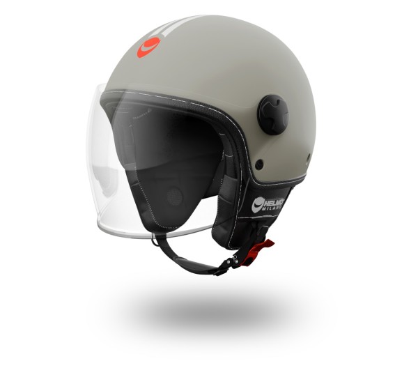Helmo Milano Demi Jet Veloce gris mate