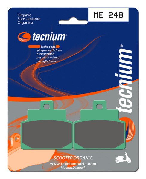 Pastillas de Freno Orgánicas Tecnium Scooter - ME248