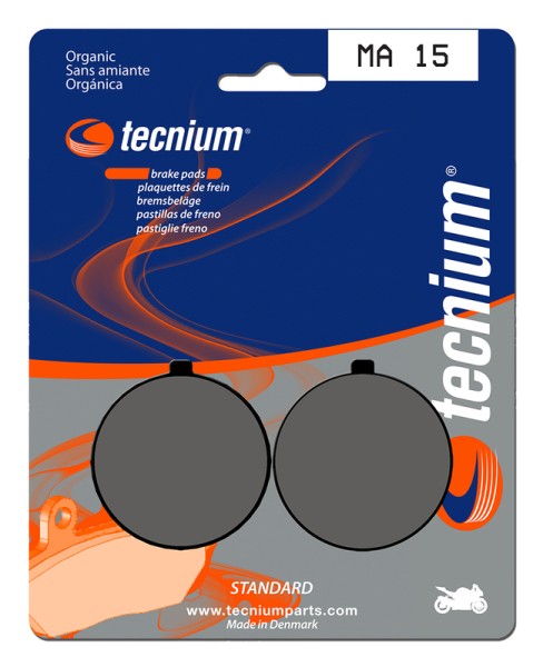 Pastillas de Freno Tecnium Street Orgánicas - MA15