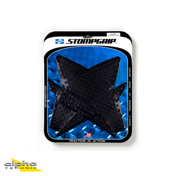 Stompgrip schwarz, Volcano, für Yamaha YZF-R1(M), 2015-2025
