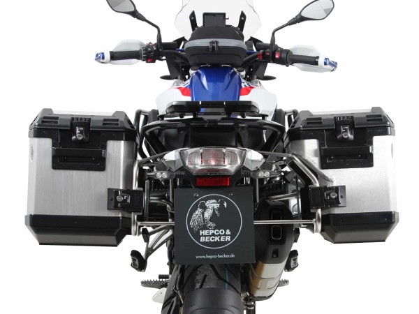 Juego portamaletas Portamaletas incl. juego portamaletas Xplorer Cutout plata para BMW R 1250 GS (19-23)