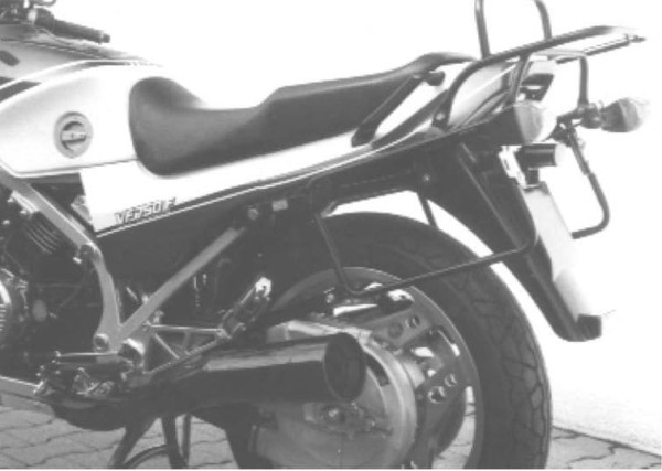 Portaequipajes superior tubular y portaequipajes lateral negro para Honda VF 750 F (83-86)
