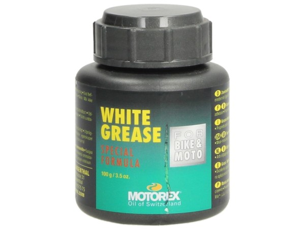 Grasas / aceites lubricantes Motorex, Grasa blanca 628, 100 g