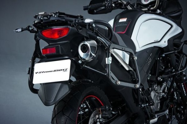 Portamaletas lateral (montaje fijo) para Suzuki V-Strom 650 BJ. 2012-2016
