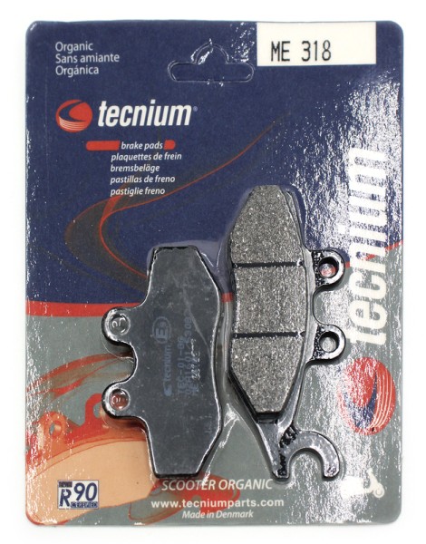 Pastillas de Freno Tecnium Scooter Orgánicas - ME318