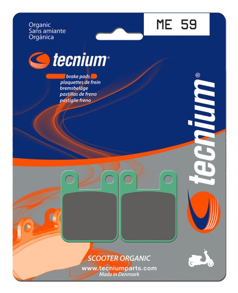 Pastillas de Freno Tecnium Scooter Orgánicas - ME59
