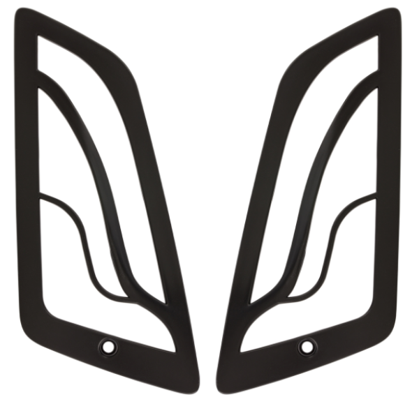 Rejilla indicadora derecha e izquierda, frontal para Vespa GTS/GTS Super/GTV/GT 60/GT/GT L, negro mate