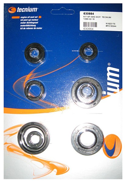Juego de retenes de aceite de motor Tecnium