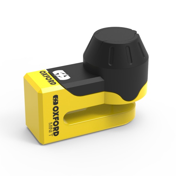 Oxford Mini T bloqueo de disco de freno - 5,5 mm - amarillo/negro