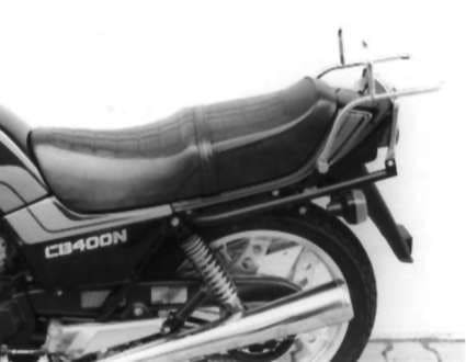 Portaequipajes superior tubular negro para Honda CB 250 N /400 N (81-86) Hepco & Becker