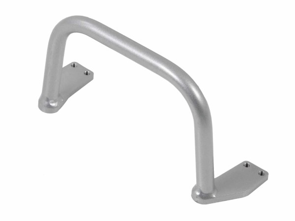 Soporte Topcase plateado para Alurack Hepco & Becker