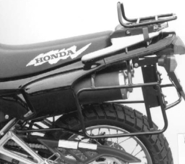 Portamaletas lateral fijo negro para Honda NX 650 Dominator (95-02) Hepco & Becker