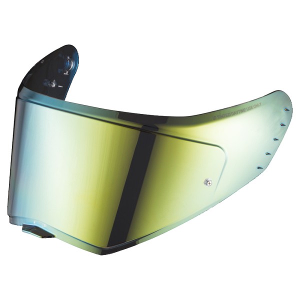 Caberg visera dorada espejada para casco de aventura Tanami