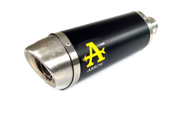 Escape ARROW DARK THUNDER aluminio negro para Yamaha MT-07 (21-)