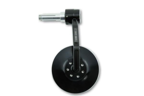 HIGHSIDER pro Espejo Manillar Conero Negro Con Indicador LED (1ud.)