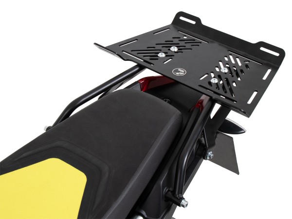 Extensión portaequipajes negra para Aprilia Tuareg 660 (22-24) Hepco & Becker