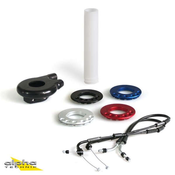 alpha Technik Kurzhubgasgriff für Yamaha YZF1000R1, VTR1000SP