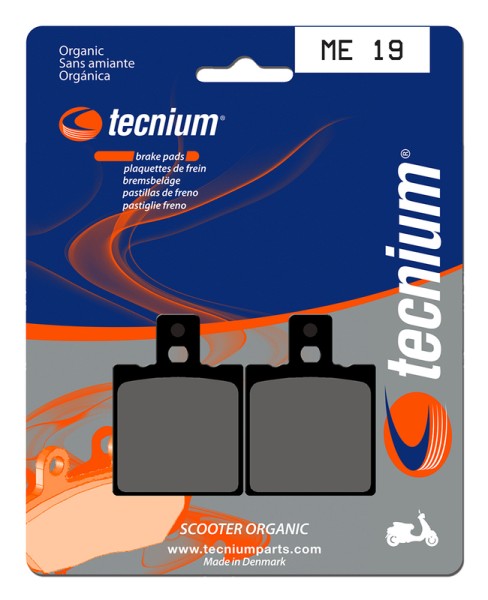 Pastillas de Freno Tecnium Scooter Orgánicas - ME19
