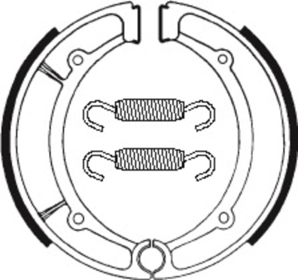Zapatas de freno Tecnium Scooter/Street/ATV Organic - BA066