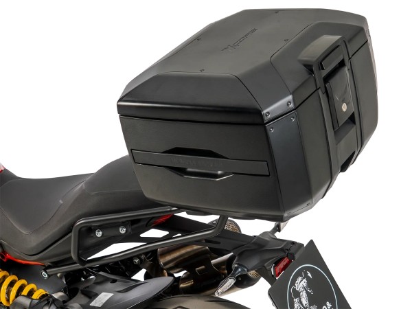 Kit Smartrack con baúl Xcore Topcase 40 negro para Ducati Monster 890 / + (26-) Hepco & Becker