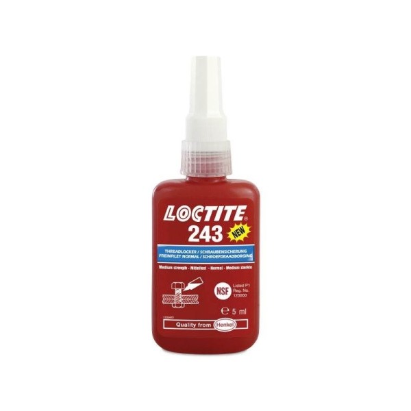 Loctite 243 Fijador de roscas de resistencia media - frasco de 5 ml