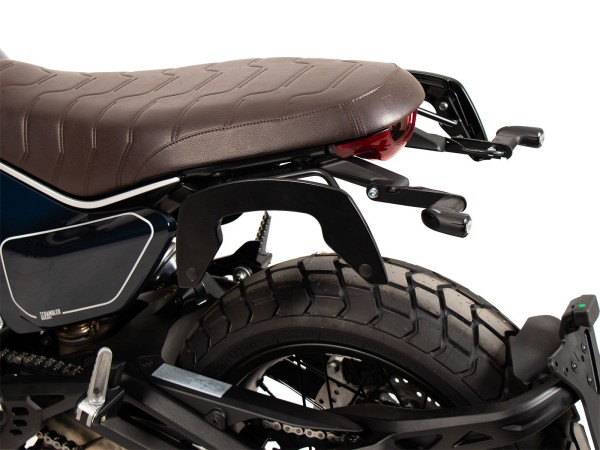 Soporte lateral C-Bow negro para Ducati Scrambler 800 Nightshift /Full Throttle (23-) Hepco & Becker