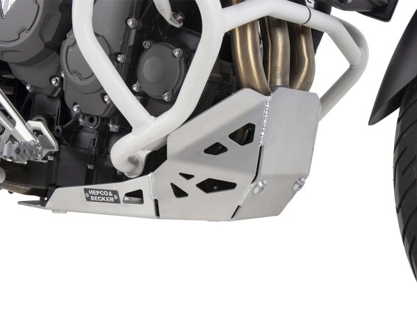 Placa de protección del motor plateada para Triumph Tiger 900 Rally / GT / PRO (20-) Hepco & Becker