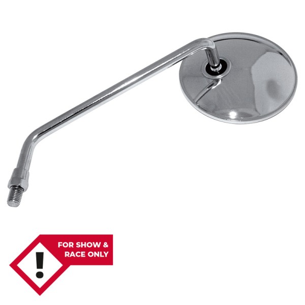 Espejo de manillar HIGHSIDER smart cromado M10x1,25 (1 ud.)