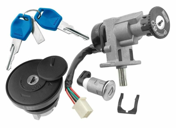 V PIEZAS Cerradura de encendido Keeway Matrix 50