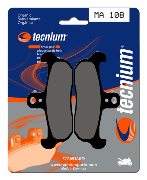 Pastillas de Freno Tecnium Street Orgánicas - MA108