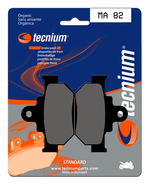 Pastillas de Freno Tecnium Street Orgánicas - MA82