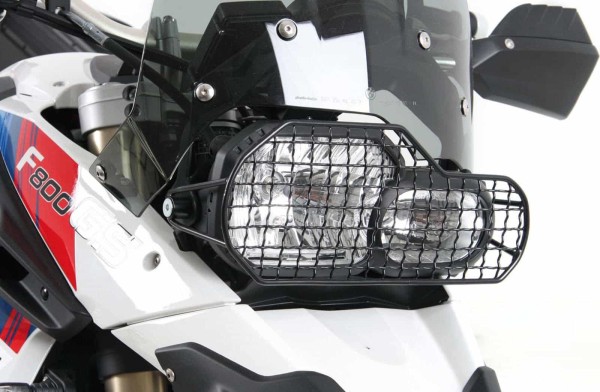 Protector de faros negro para BMW F 650 GS Twin (08-11)/F 700 GS (12-17) Hepco & Becker