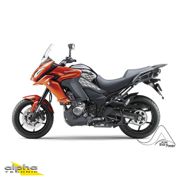 Stompgrip schwarz, Volcano, für Kawasaki Versys 1000, 2015-2019