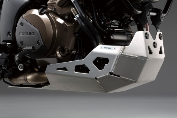 Protección antiempotramiento plata para Suzuki V-Strom 1050