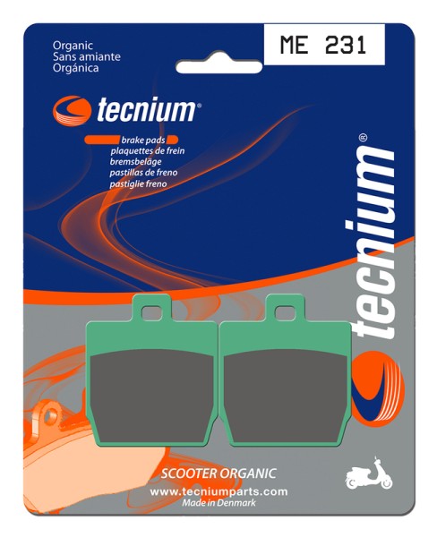 Pastillas de Freno Orgánicas Tecnium Scooter - ME231