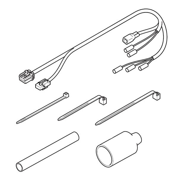 Kit de montaje del calentador de agarre original de Honda