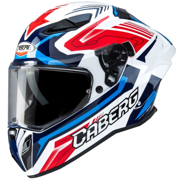 Casco Caberg Drift Evo II Jarama blanco/rojo-azul
