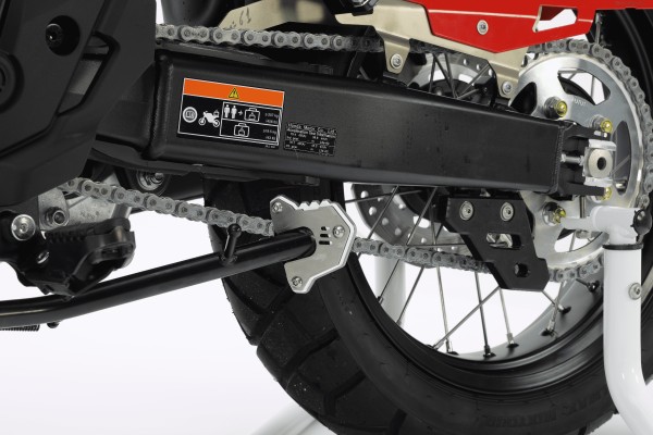 Extensión de pie de caballete lateral para Honda XL 750 Transalp, blanco