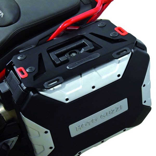 Par de portaequipajes para maletas laterales Urban originales para Moto Guzzi V85 TT