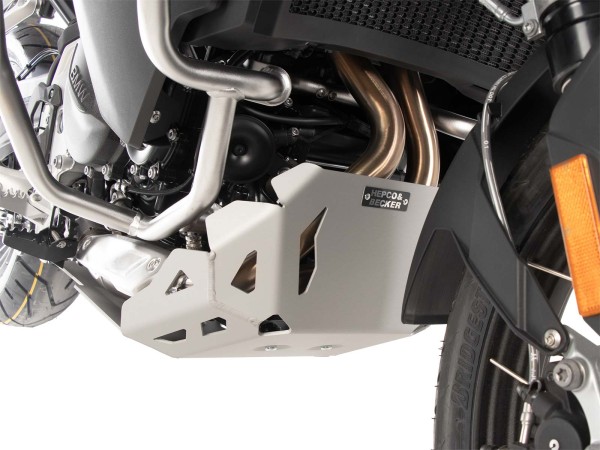 Placa de protección del motor plateada para BMW F 900 GS Adventure (24-) Hepco & Becker