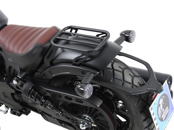 Solorack sin respaldo negro para Indian Scout Bobber (2017-)