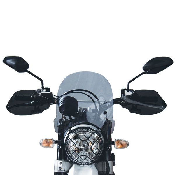 Parabrisas - altura 313 mm para Ducati Scrambler 800 Desert Sled (17-20), fuertemente tintado