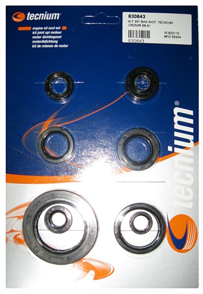 Juego de retenes de aceite de motor Tecnium