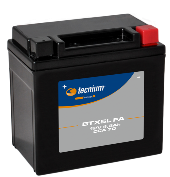 Batería Tecnium sin mantenimiento activada en fábrica - BTX5L