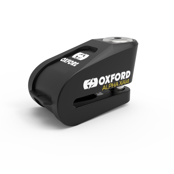 Oxford Alpha XA14 Antirrobo de disco de freno con alarma - Ø14mm Negro